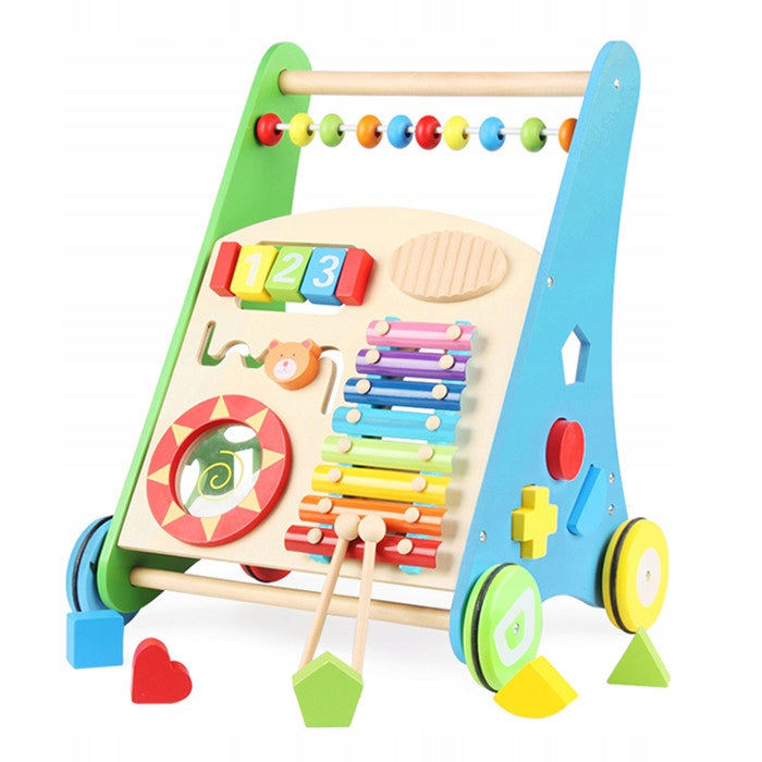 RIDE-ON CLOG WOODEN PUZZLE FOR BABY to learn to walk 12m+
