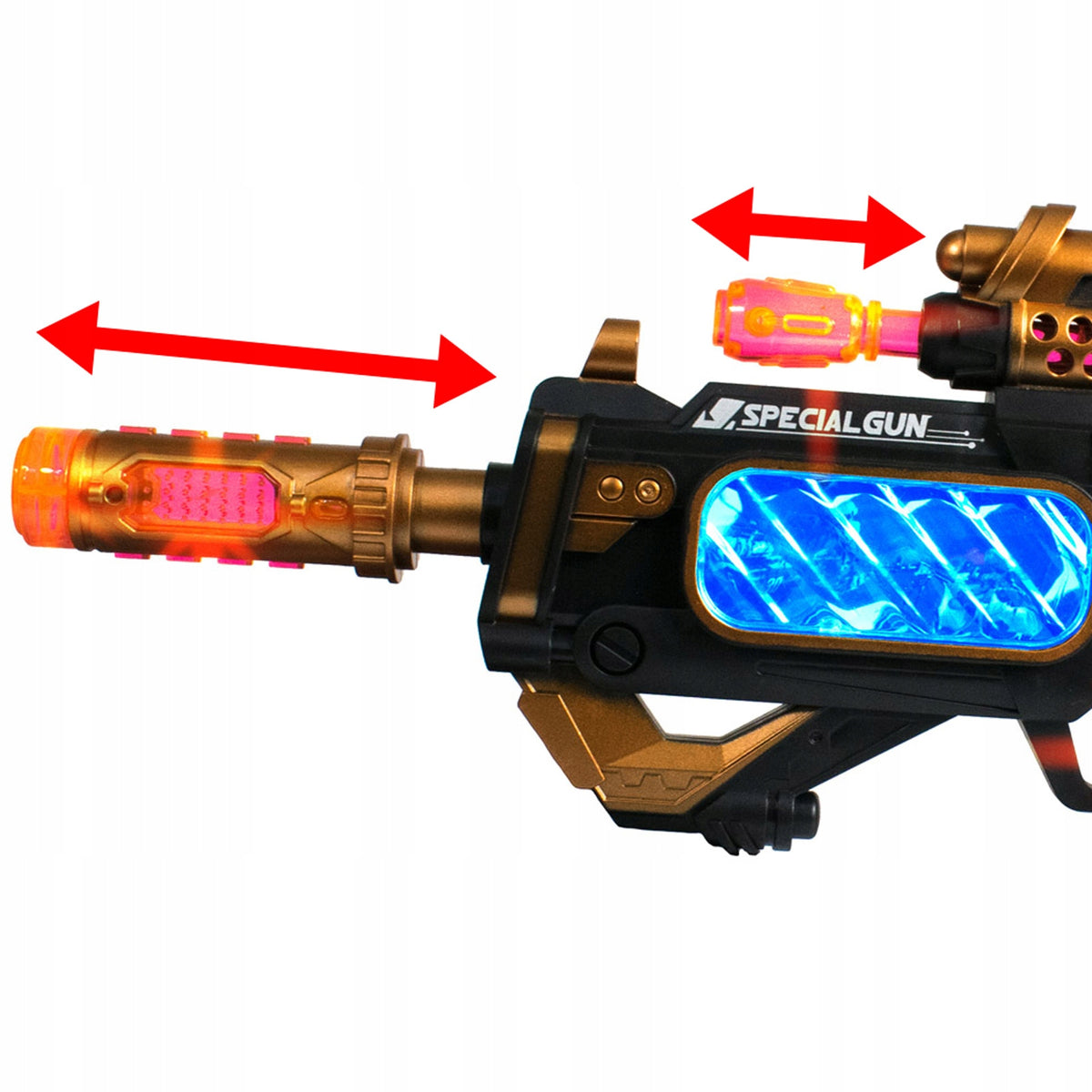 RIFLE TOY WITH SOUND MACHINE GUN Color multicolor