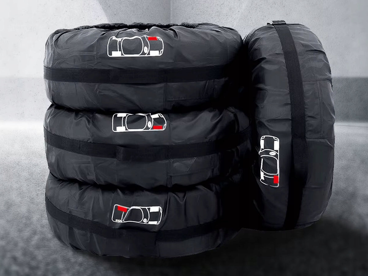 RIM WHEEL TIRE COVERS 13-17 INCH WATERPROOF WITH HANDLE SET 4PCS Manufacturer's catalog number CAR-PK10164