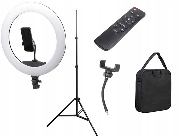RING LAMP RING LED 650W 3200-5500K 44cm TRIPOD 210cm MAKEUP