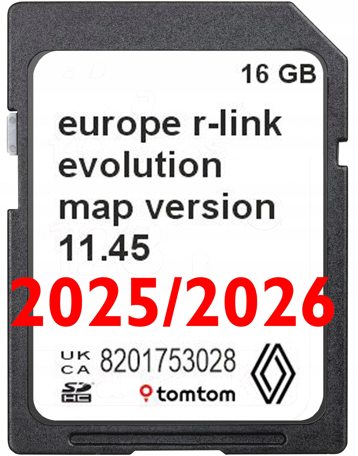 RLINK RENAULT 2025/2026 Koleos Laguna Megane Traffic Espace EU Manufacturer code R-LINK EVOLUTION TOMTOM 11.25 RENAULT EU