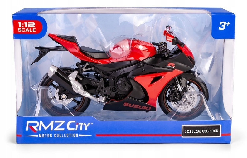 RMZ 1:12 Suzuki GSX R1000R (Regular) red 205x120 mm Daffi