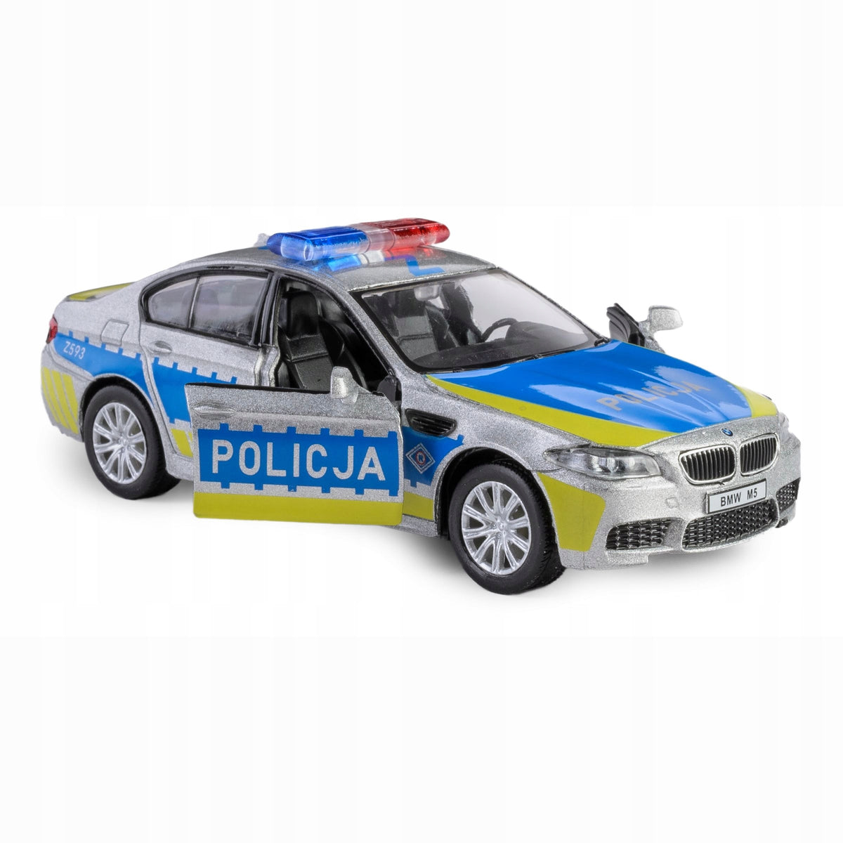 RMZ City BMW M5 F10 POLICE 12cm K-158 NEW METAL MODEL Packaging status original