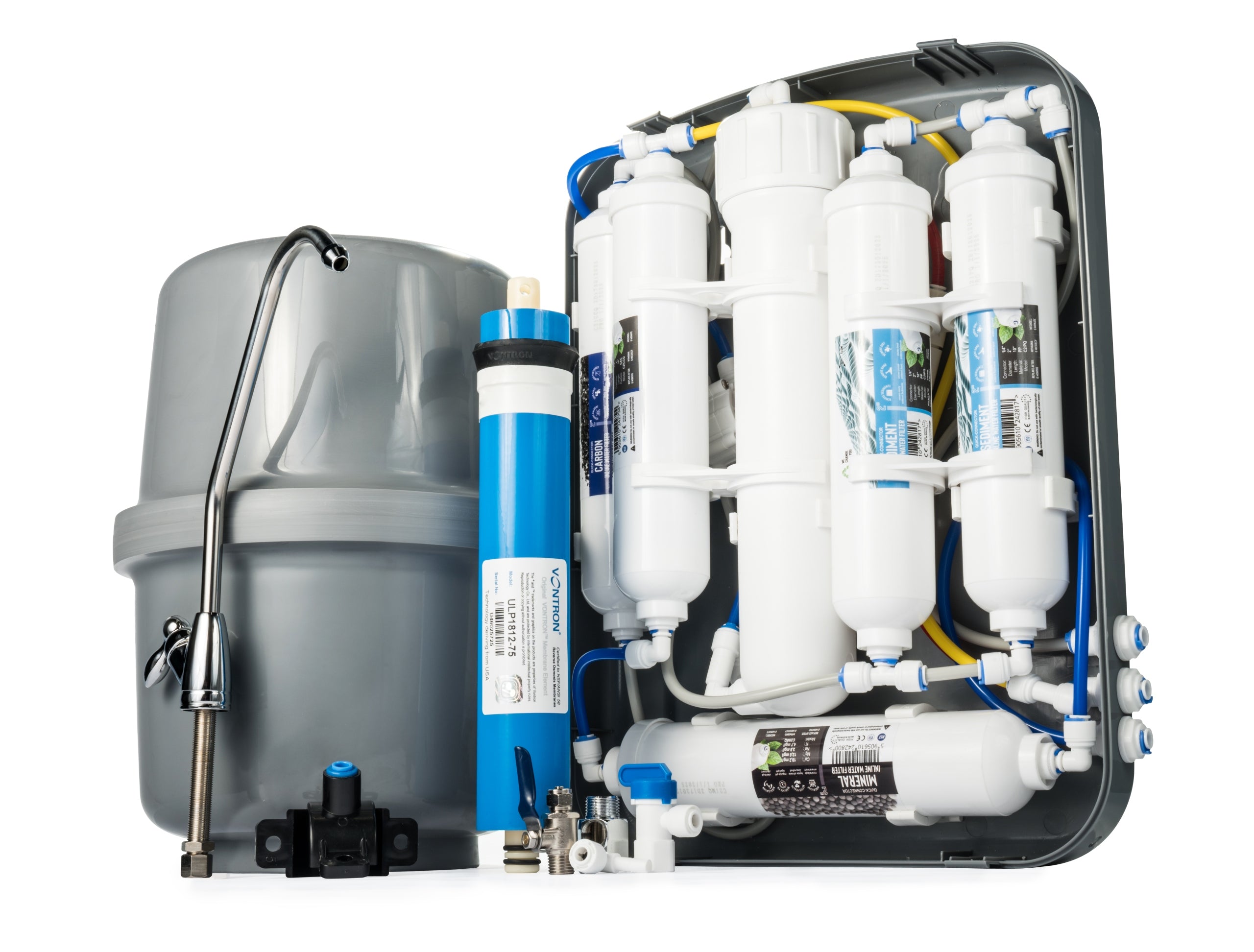 RO6 SLIM filter for water under the sink osmosis with mineralization