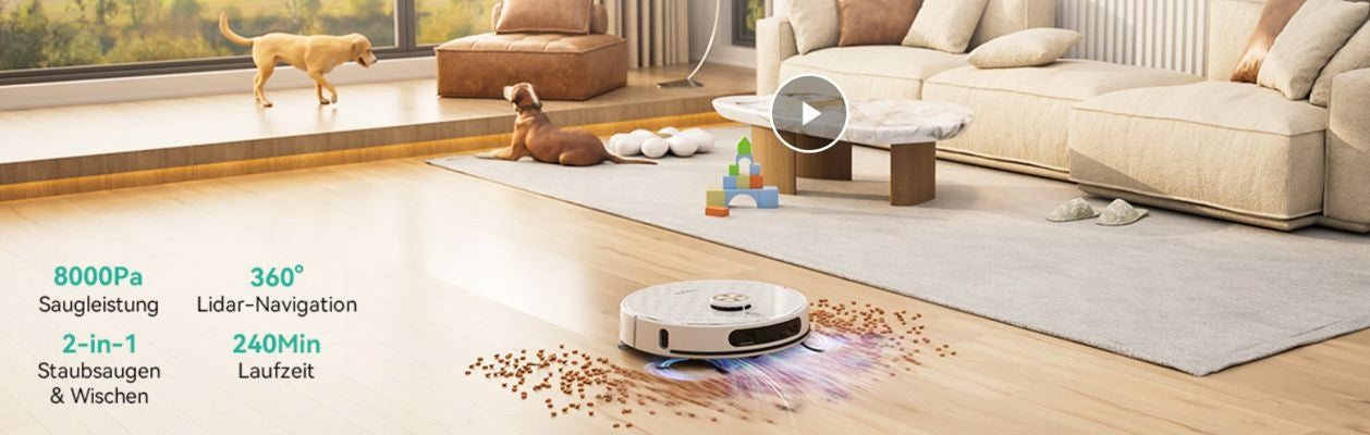ROBOT CLEANING VACUUM CLEANER WIFI HEPA TESVOR S8 PRO SMART LASER MOP 8000Pa EAN (GTIN) 5907086531792