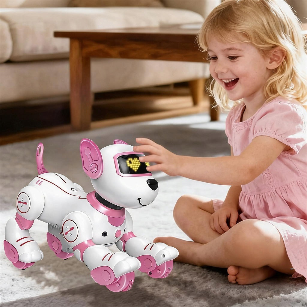 ROBOT DOG REMOTE CONTROLLED REMOTE CONTROL PROGRAMMING TOUCH MUSIC 3-12 YEARS Packaging status original