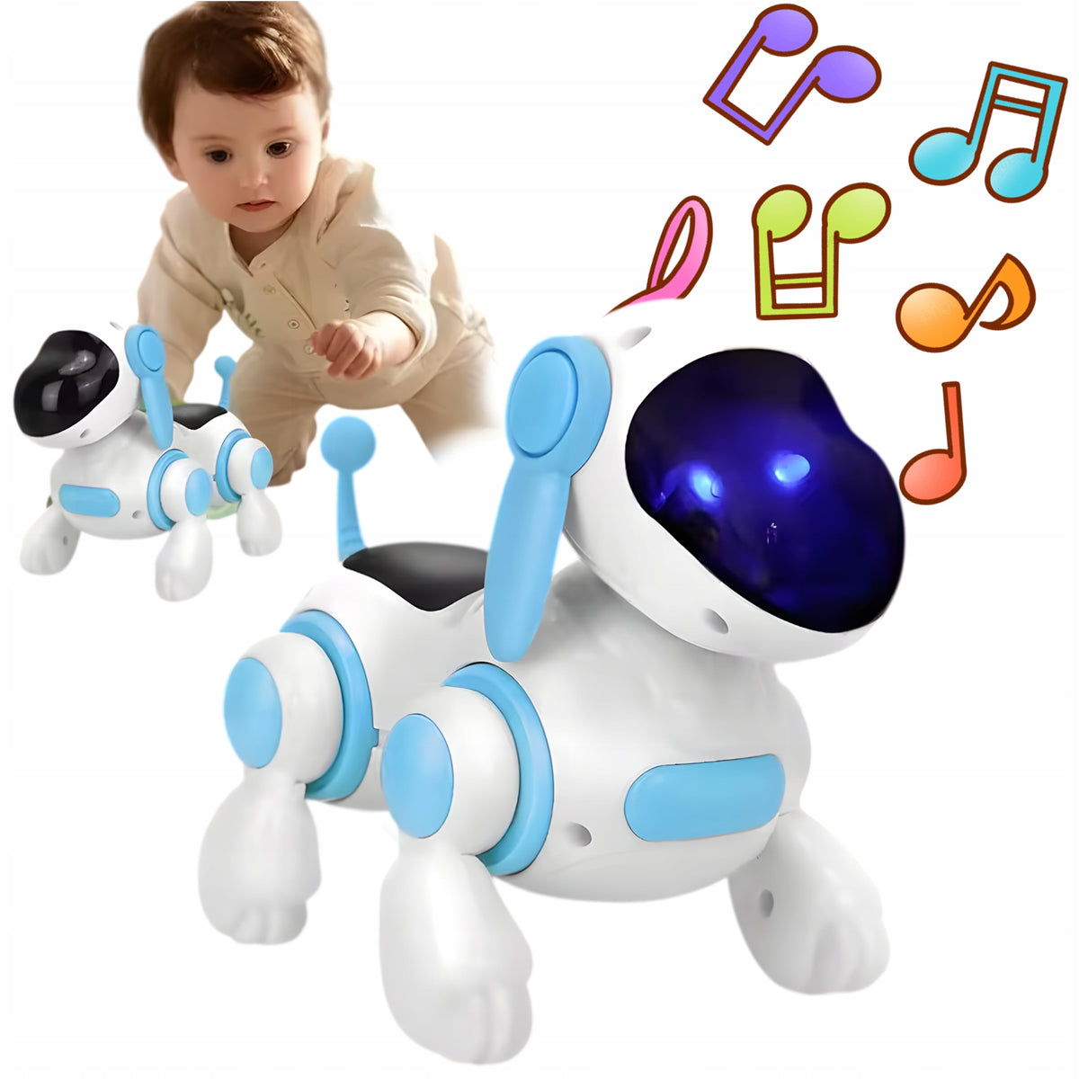 ROBOT DOG WALKING LEARNING CRAWLING FOR CHILDREN INTELLIGENT INTERACTIVE