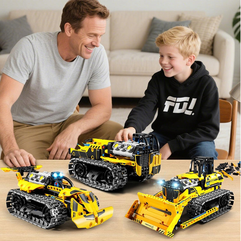 ROBOT EXCAVATOR REMOTE CONTROLLED WITH MOVING BUCKET TRUCK TIPPER RC Brand no brand