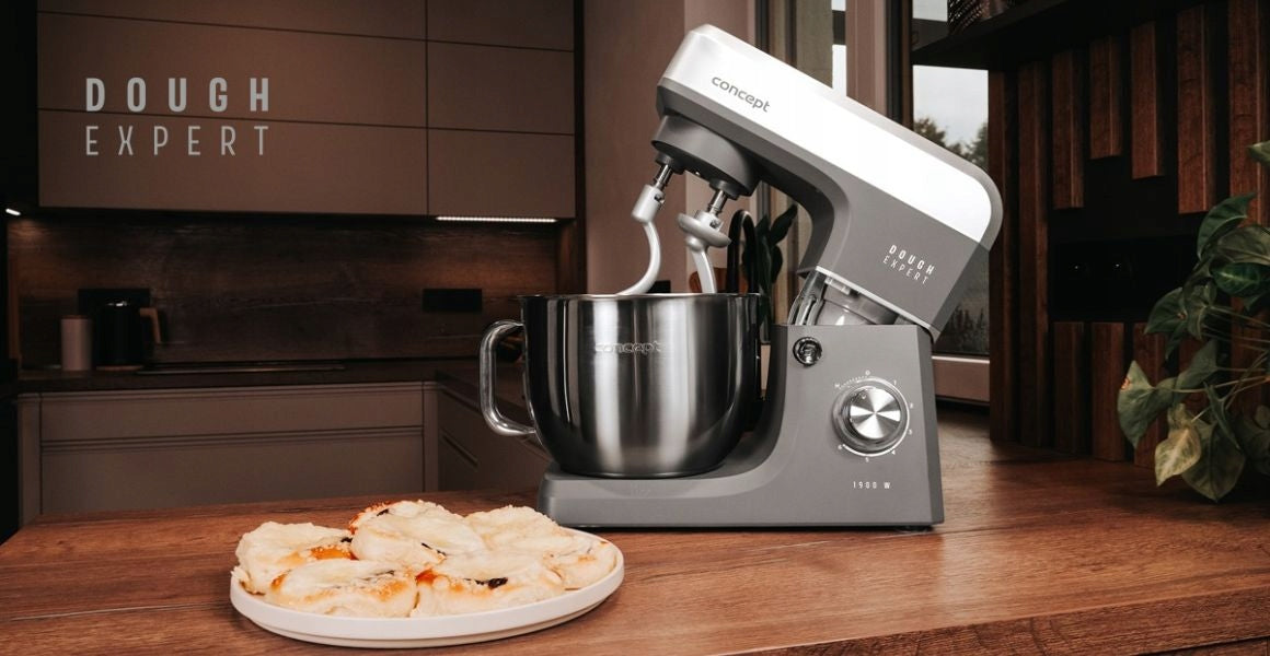 ROBOT FOOD MIXER PLANETARY CONCEPT DOUGHT EXPERT RM6010 BLACK 1900W Packaging status original