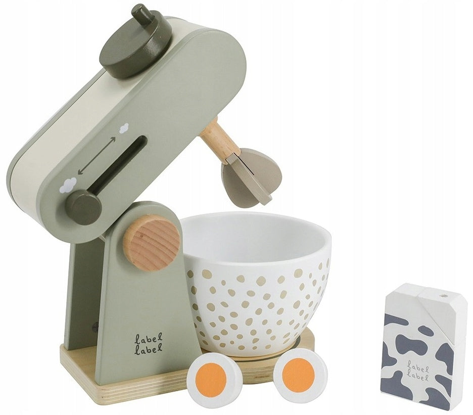 ROBOT FOOD MIXER WOODEN TOY FOR CHILDREN + ACCESSORIES LABEL LABEL EAN (GTIN) 5420067927631