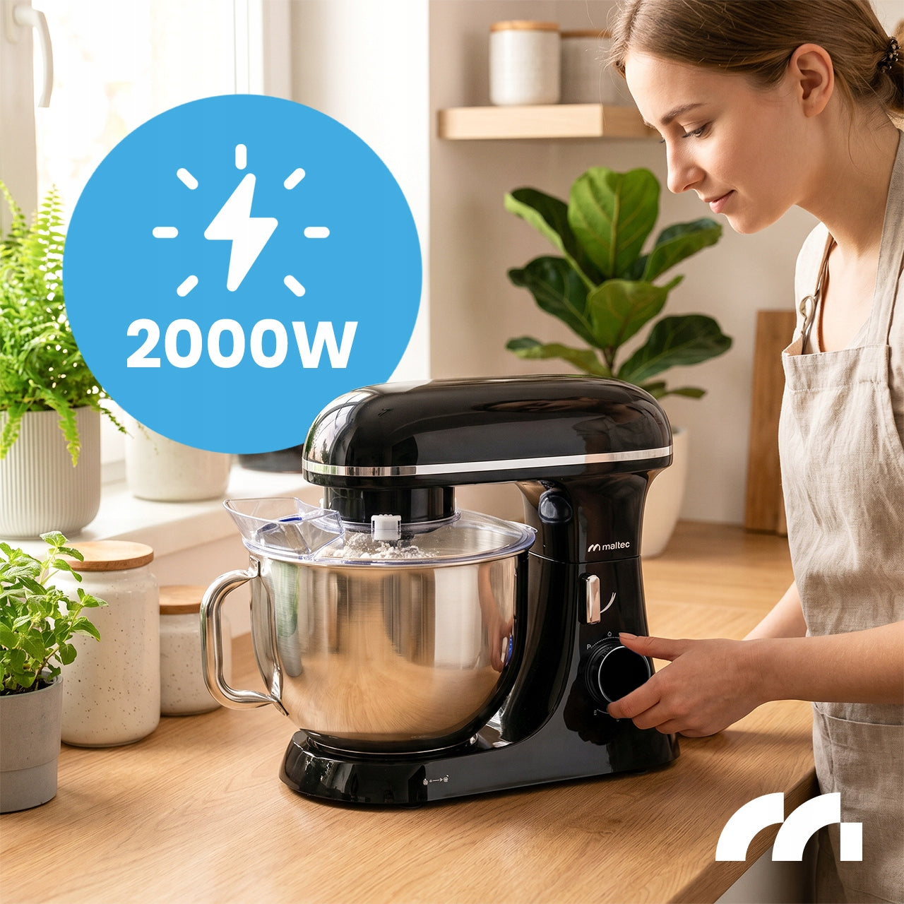ROBOT FOOD PROCESSOR PLANETARY MIXER BOWL 7L STRONG 3 STIRRERS WHISK HOOK Product weight 4.2 kg