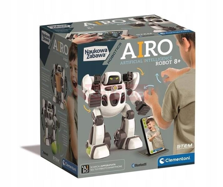 ROBOT FOR CHILDREN FOR PROGRAMMING ARTIFICIAL INTELLIGENCE AIRO CLEMENTONI Brand Clementoni