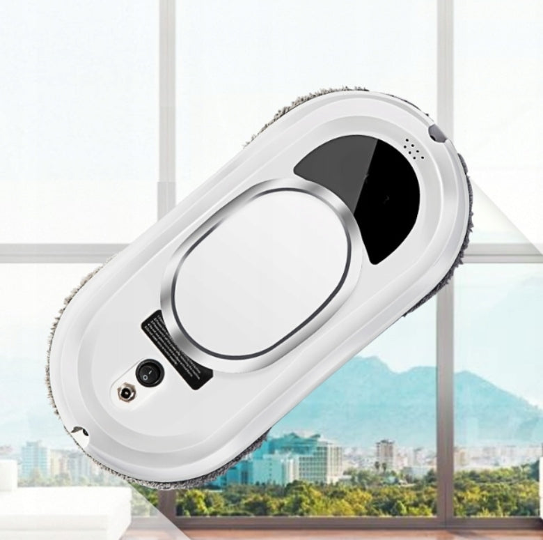 ROBOT FOR WASHING WINDOWS MIRRORS AUTOMATIC WASHER AI Dominant color white