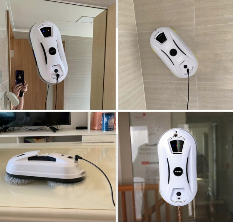 ROBOT FOR WASHING WINDOWS MIRRORS AUTOMATIC WASHER AI Model Automatyczna myjka do mycia szyb prezent XXL