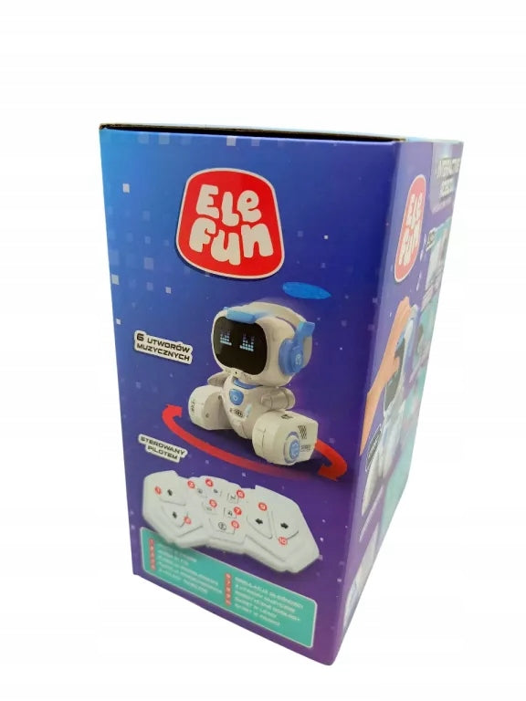 ROBOT INTERACTIVE ELE FUN EDUCATIONAL TOY CHILDREN WHITE BLUE Kid's age 6+ years
