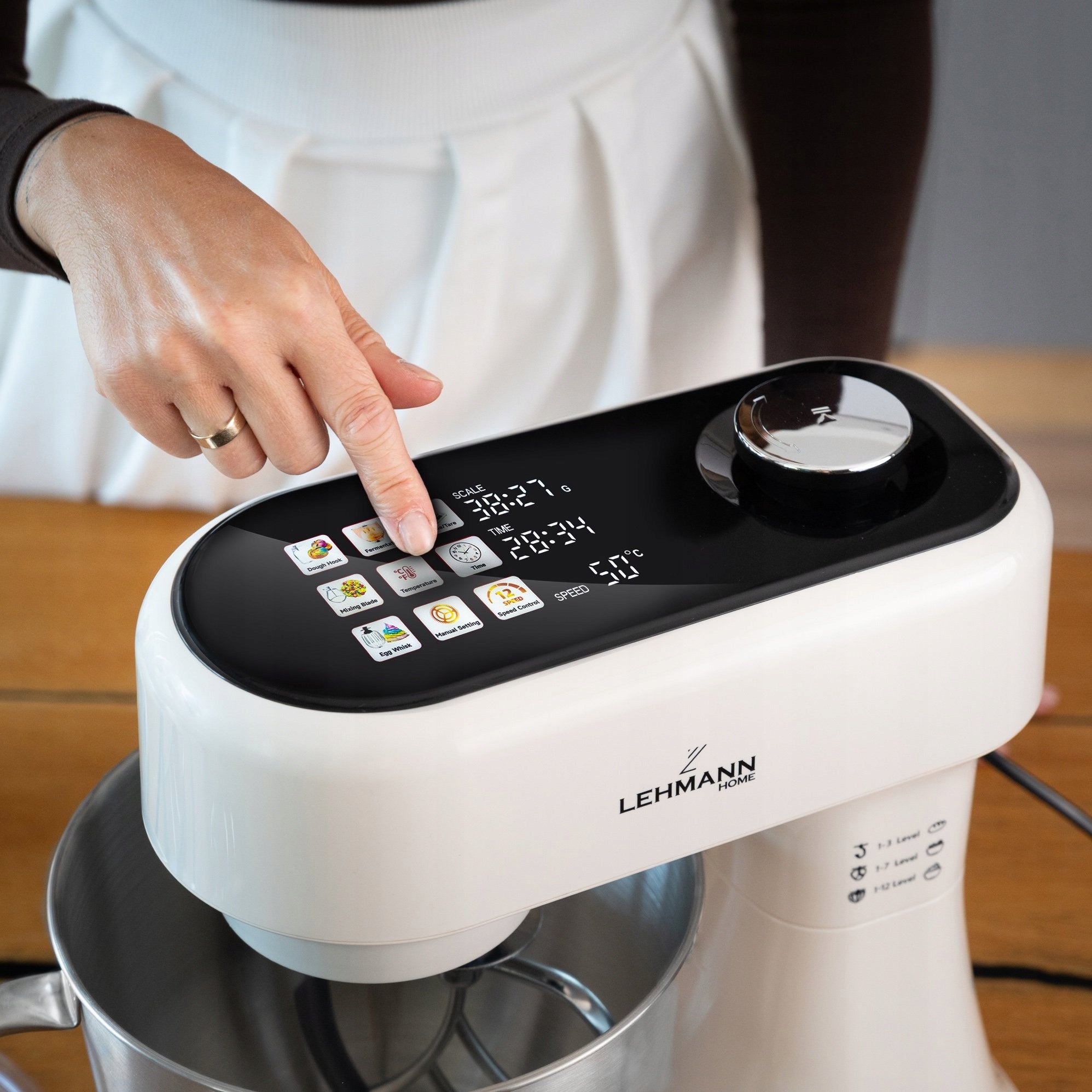 ROBOT PLANETARY KITCHEN MIXER HEATED BOWL WEIGHT DISPLAY FERMENTATION Packaging status original