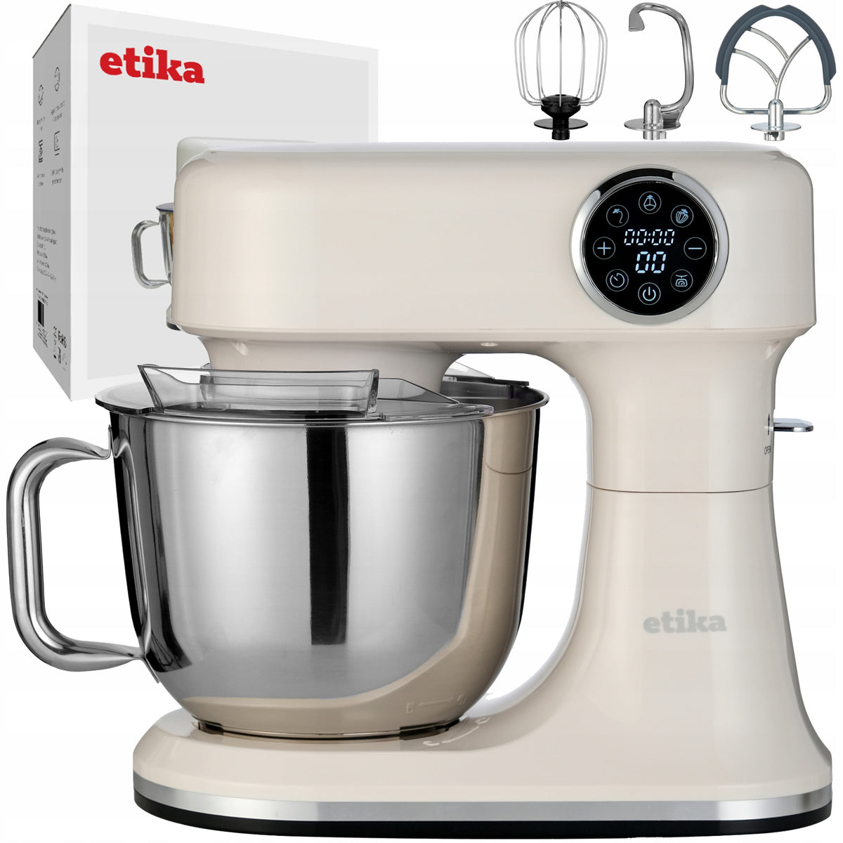 ROBOT PLANETARY KITCHEN MIXER WITH METAL BOWL 1500W PROFESSIONAL WEIGHT Packaging status original