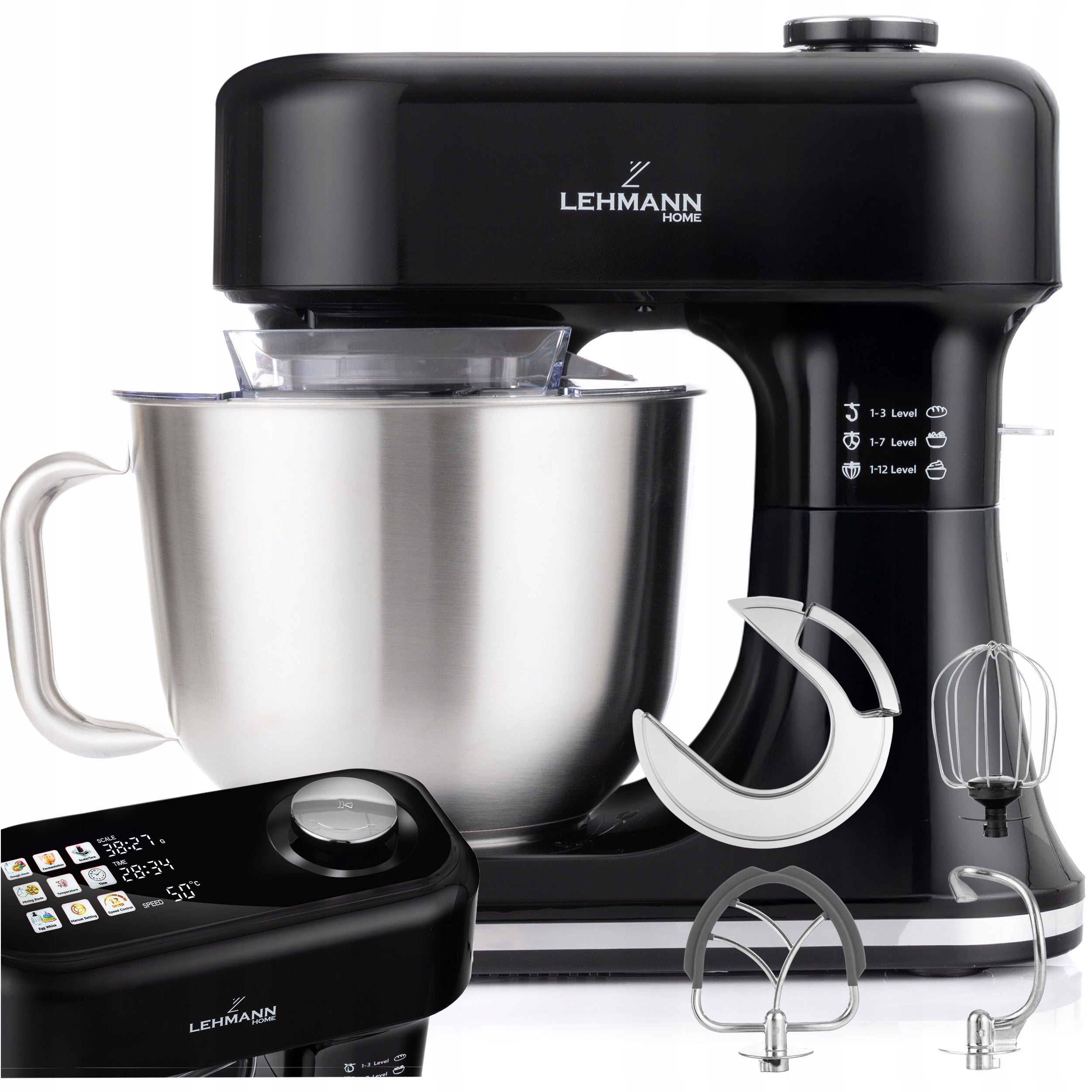 ROBOT PLANETARY KITCHEN MIXER WITH SCALE HEATED BOWL UP TO 45C LED PANEL