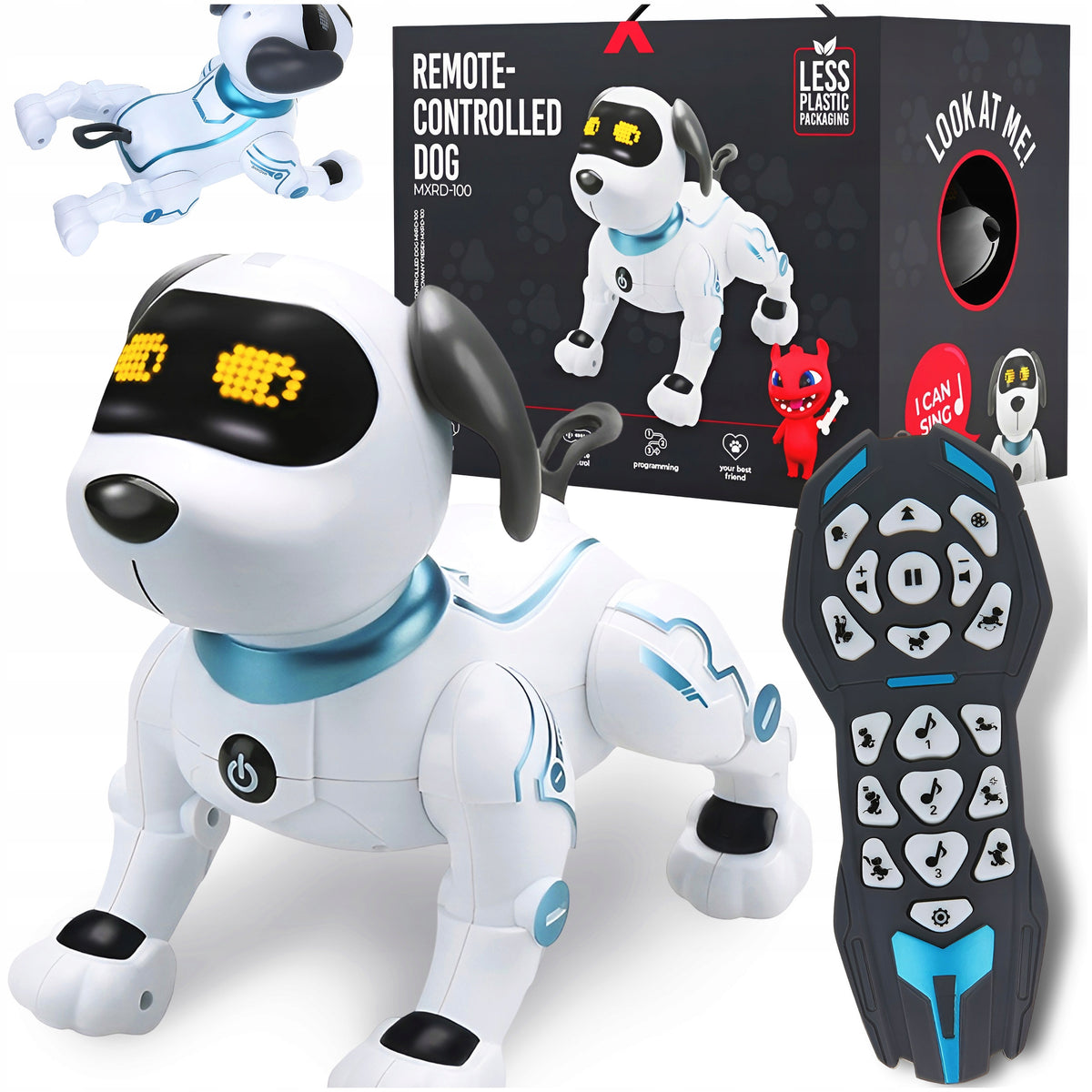 ROBOT REMOTE CONTROLLED DOG FOR PROGRAMMING AND CODING MAXLIFE