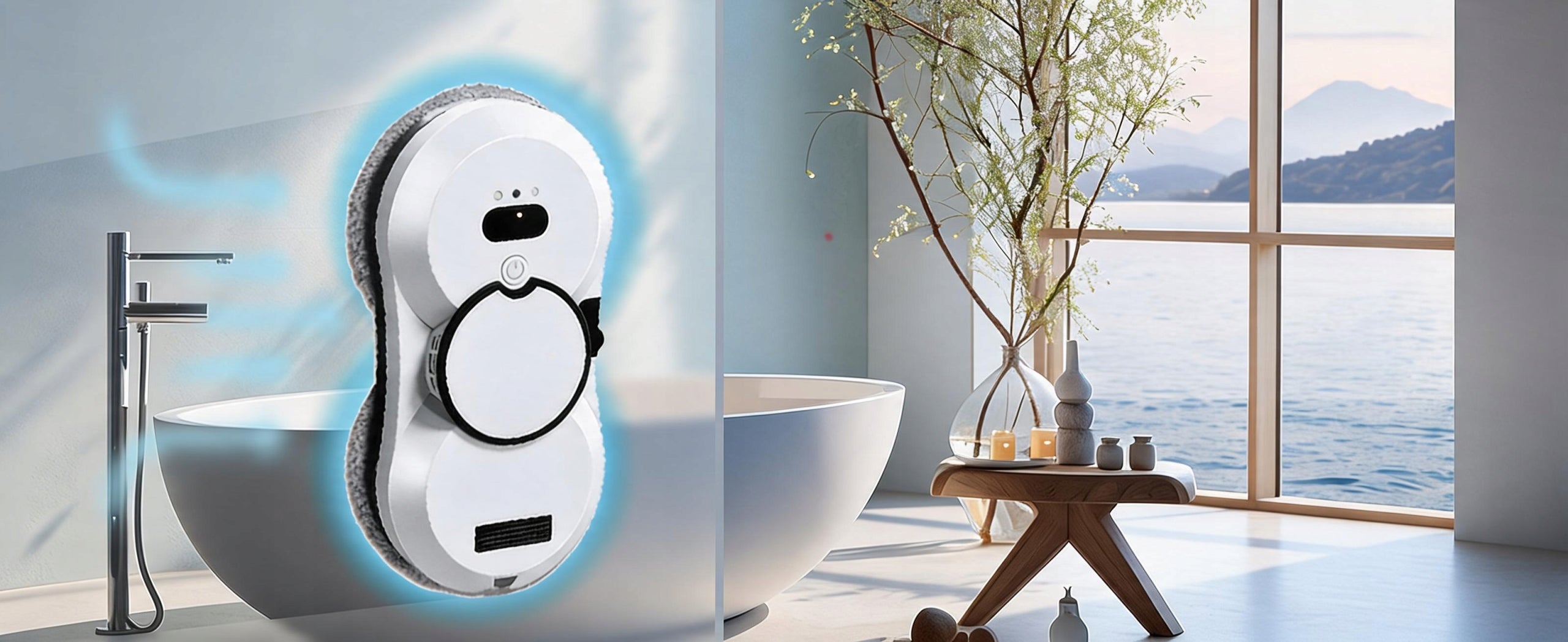 ROBOT WINDOW CLEANER AUTOMATIC WASHER 5600PA STRONG SUCTION REMOTE CONTROL Manufacturer code RN2-03