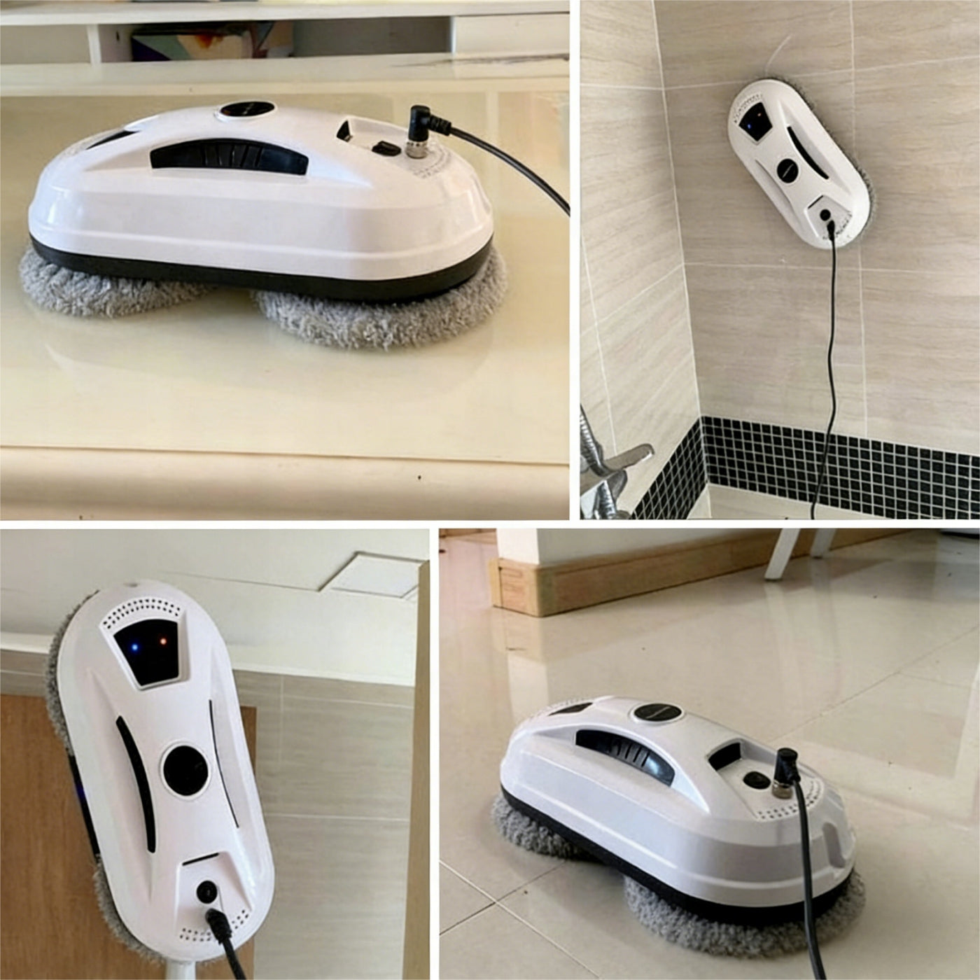 ROBOT WINDOW CLEANER MIRROR WASHER AUTOMATIC SMART KIT Brand sennifar