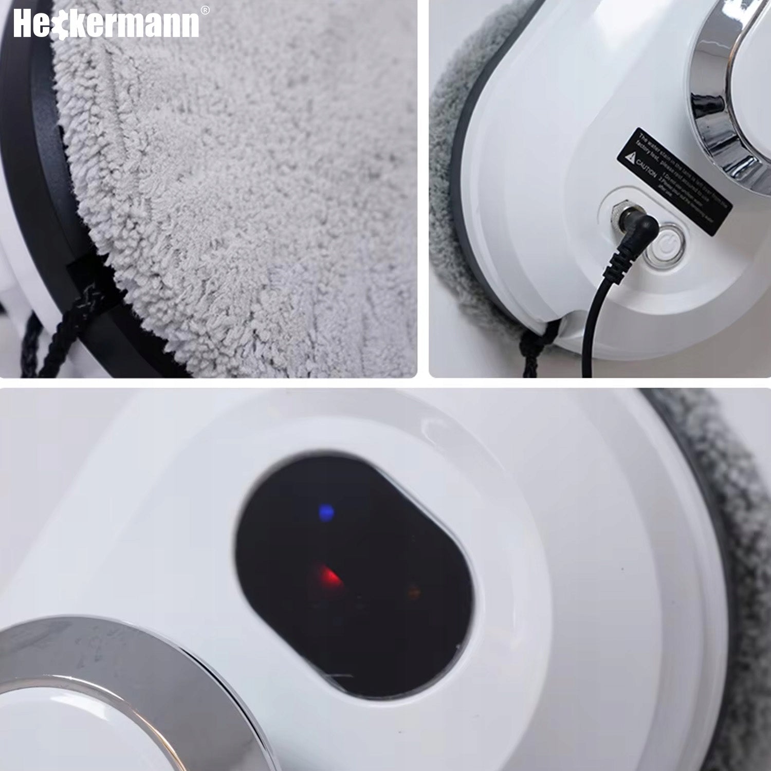 ROBOT WINDOW CLEANER MIRRORS AUTOMATIC WINDOW WASHER INTELLIGENT Manufacturer code Heckermann W168-H