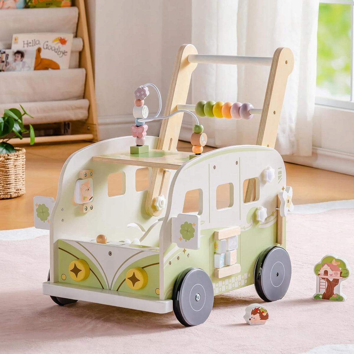 ROBOTIME Jungle animals walker interactive wooden green 1-3 years