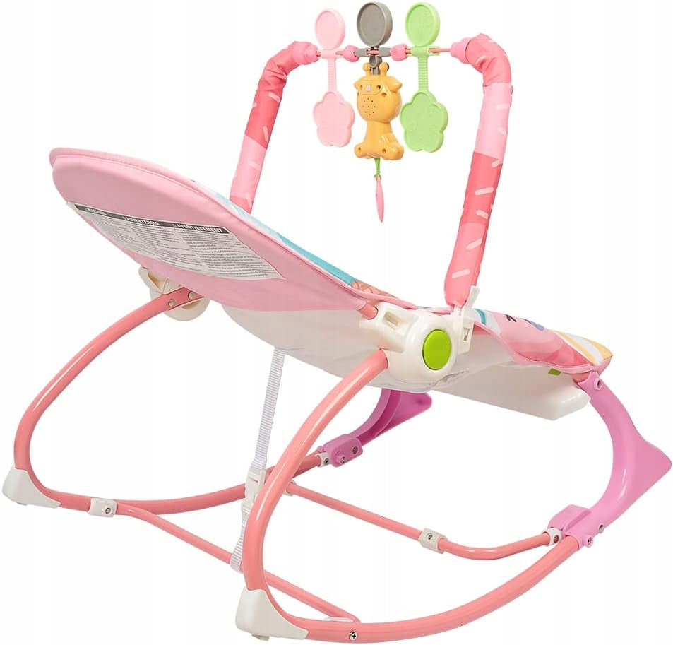 ROCKER LOUNGER CHAIR 3in1 up to 18kg MUSIC + VIBRATION + TOYS Batteries included no