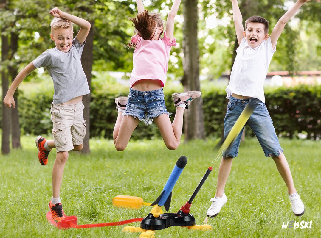 ROCKET LAUNCHER AIR DRIVE INTERACTIVE TOY WEBSKI Color multicolor