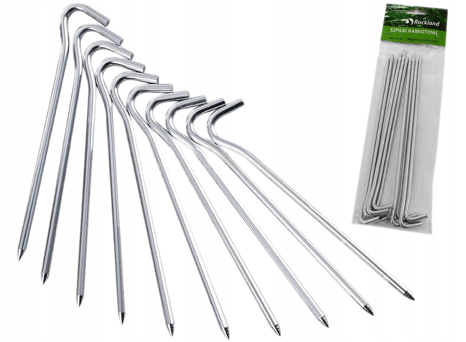 ROCKLAND HERRING TENT PINS 10PCS 19cm