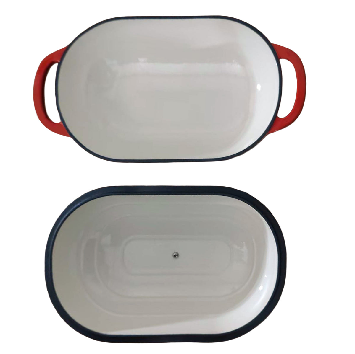 RODELUXE Bread baking pan 37,5/31x19,5x7,5cm 2,6L cream ext. Brand Mondex