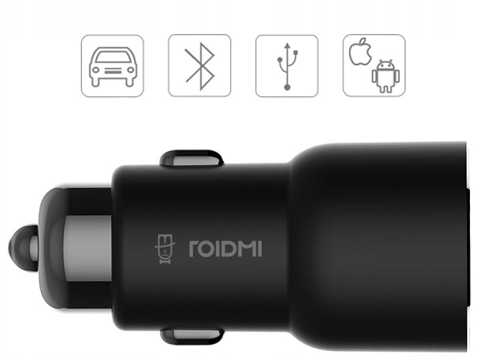 ROIDMI 3S FM Transmitter BLUETOOTH Charger 2x USB Manufacturer code 040232