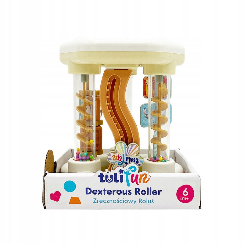 ROLER RATTLE CRAWLING TOY 6m+ Tuli Fun DUMEL Brand Dumel