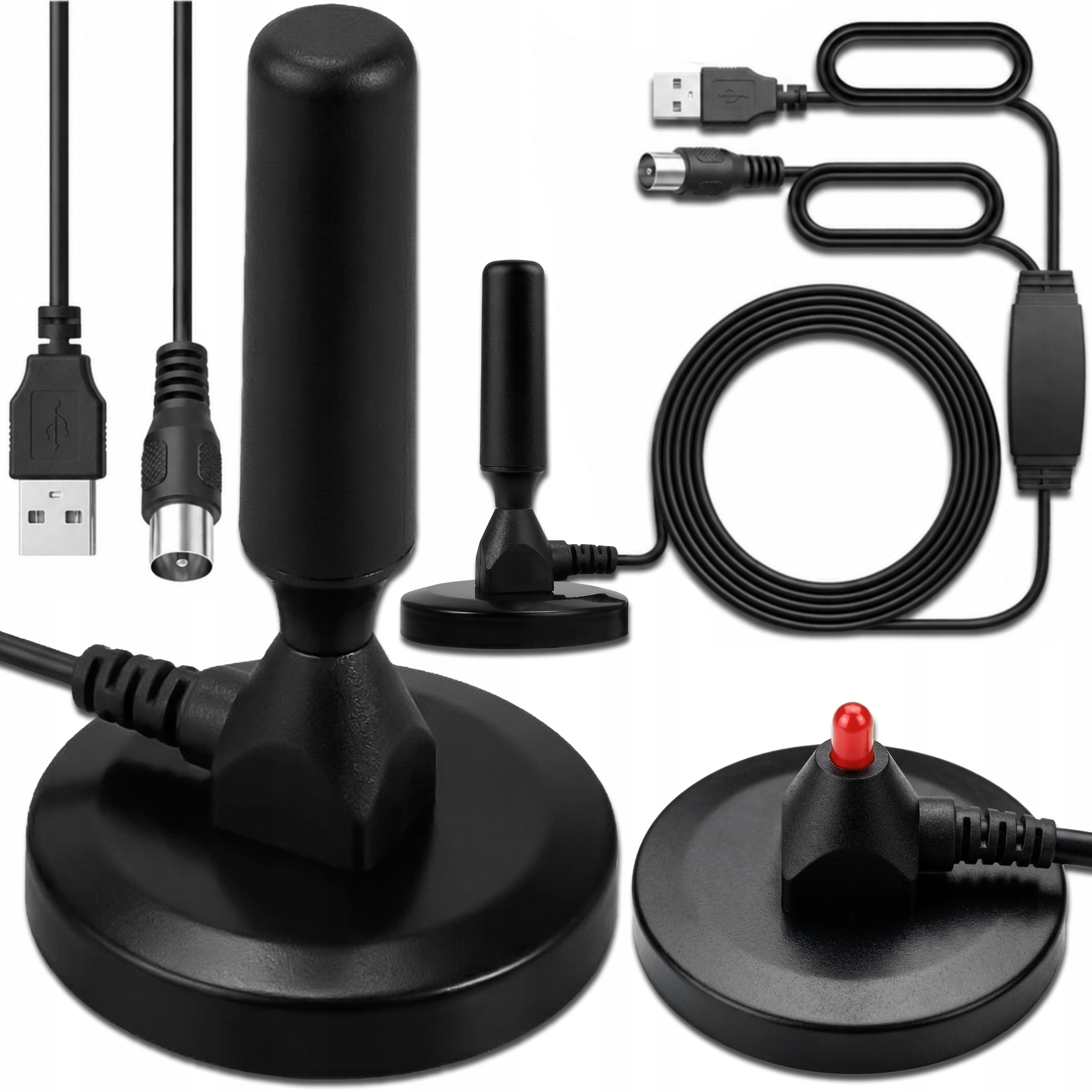 ROOM ANTENNA FOR TERRESTRIAL TV INTERNAL DVB-T2 USB TV STABLE Packaging status original