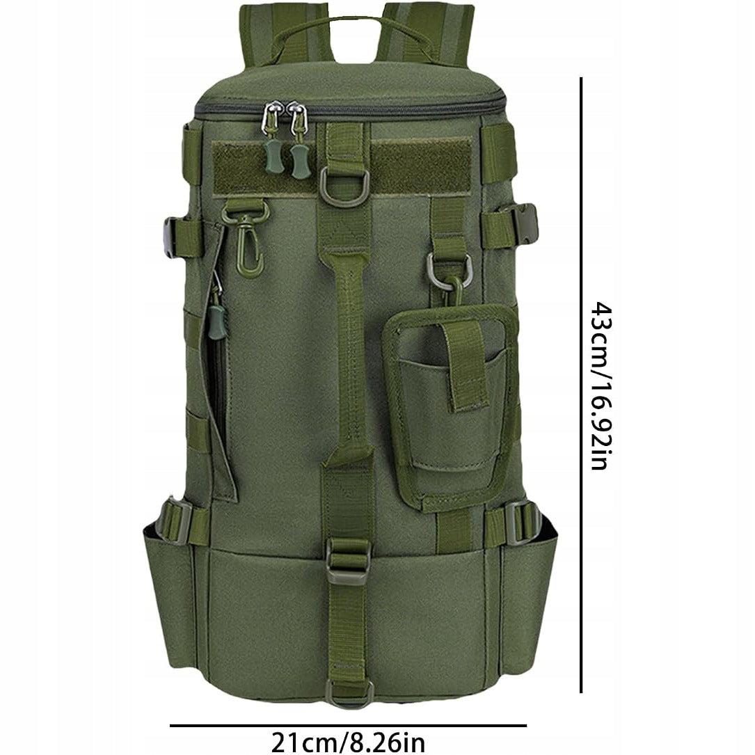 ROOMY FISHING BACKPACK MULTIFUNCTIONAL BACKPACK FOR MEN WATERPROOF Manufacturer code plecak wędkarski