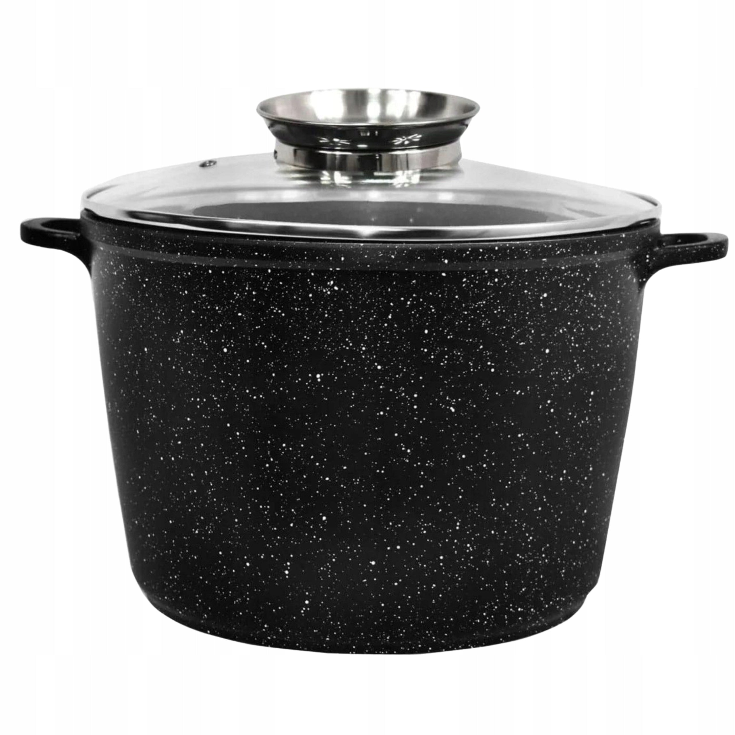 ROOMY HIGH MARBLED POT 15.0L NON-STICK BROTH INDUCTION Manufacturer code WYSOKI GARNEK MARMURKOWY Z POKRYWĄ 28cm 10.0L
