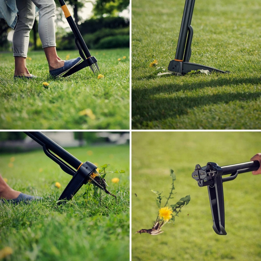 ROOT WEED PICKER 100cm FOR TREES METAL SOLID STRONG FISKARS Brand Fiskars