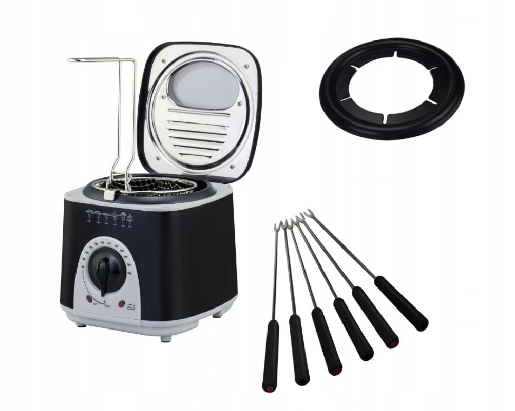 ROSBERG R51980B BLACK mini air fryer 1L 950W EAN (GTIN) 3800237047666