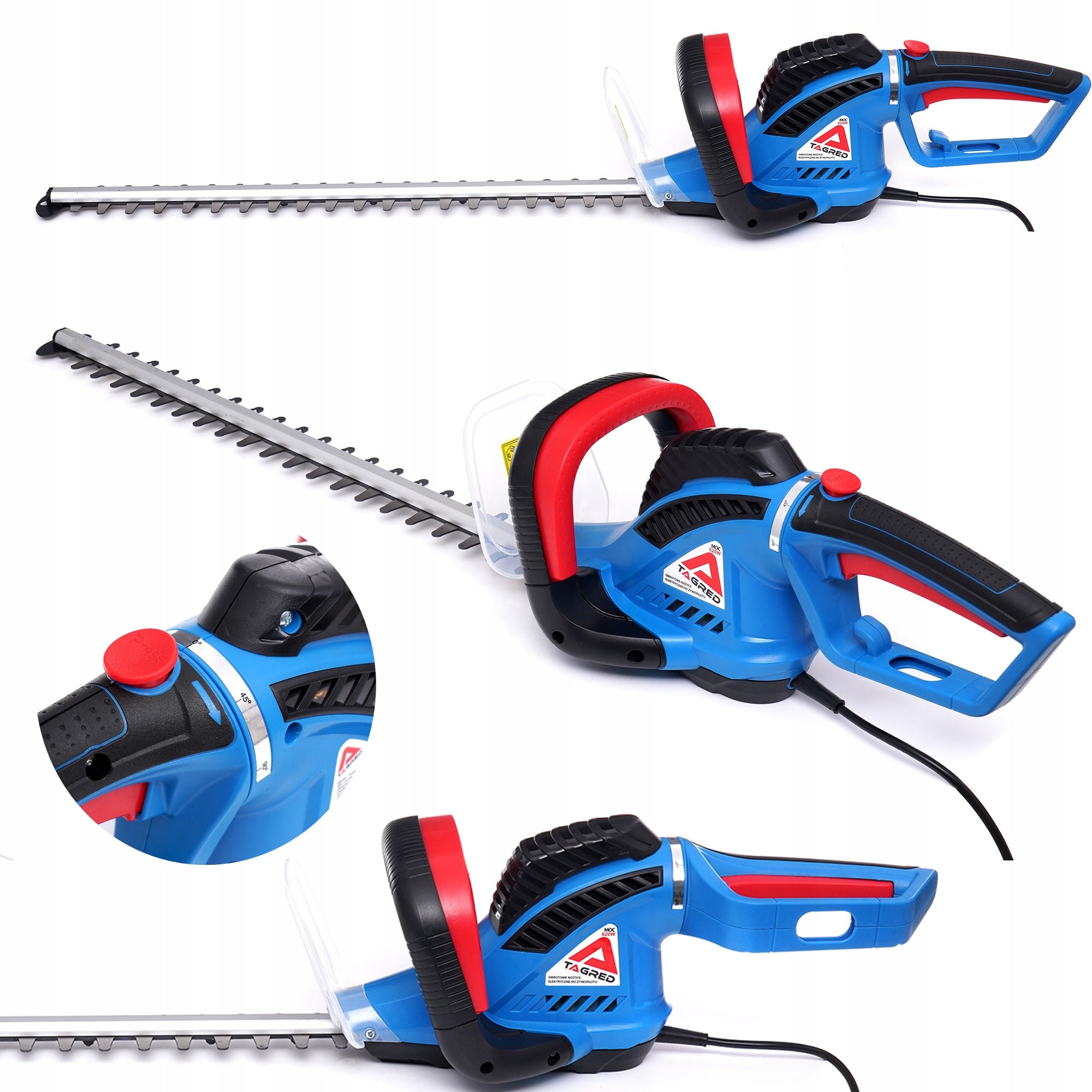 ROTARY ELECTRIC BRANCH HEDGE TRIMMER 1800W 61CM