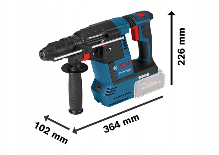 ROTARY HAMMER GBH 18V-26 F 2.6J 2*5.0AH L-BOXX 0611910007 BOSCH Power supply rechargeable battery