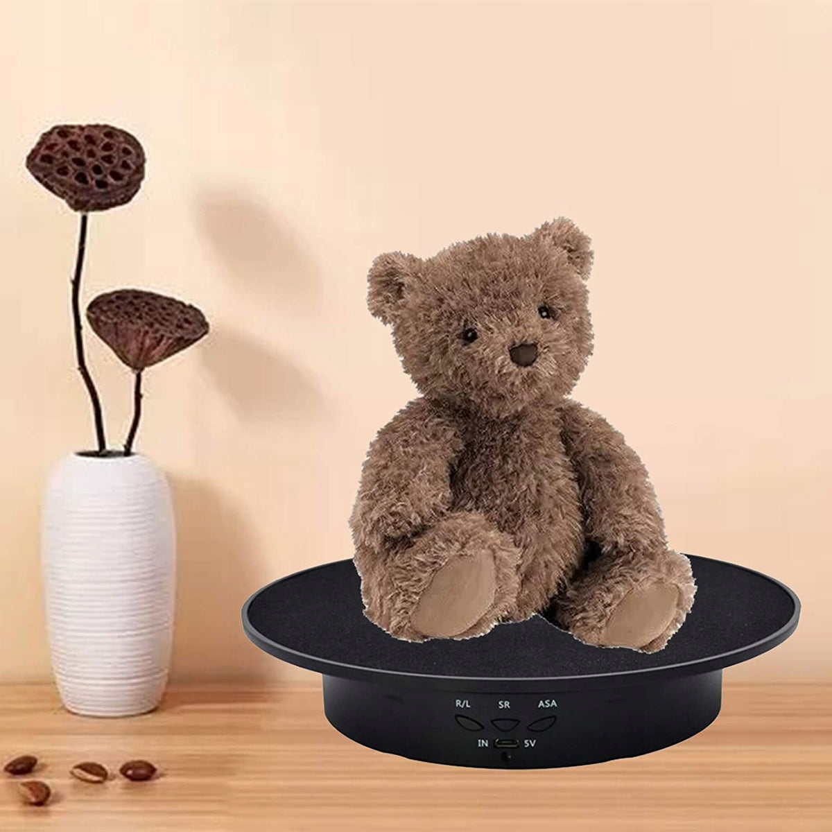 ROTARY TABLE ELECTRIC STAND USB 360° 20cm Model STÓŁ OBROTOWY 360°