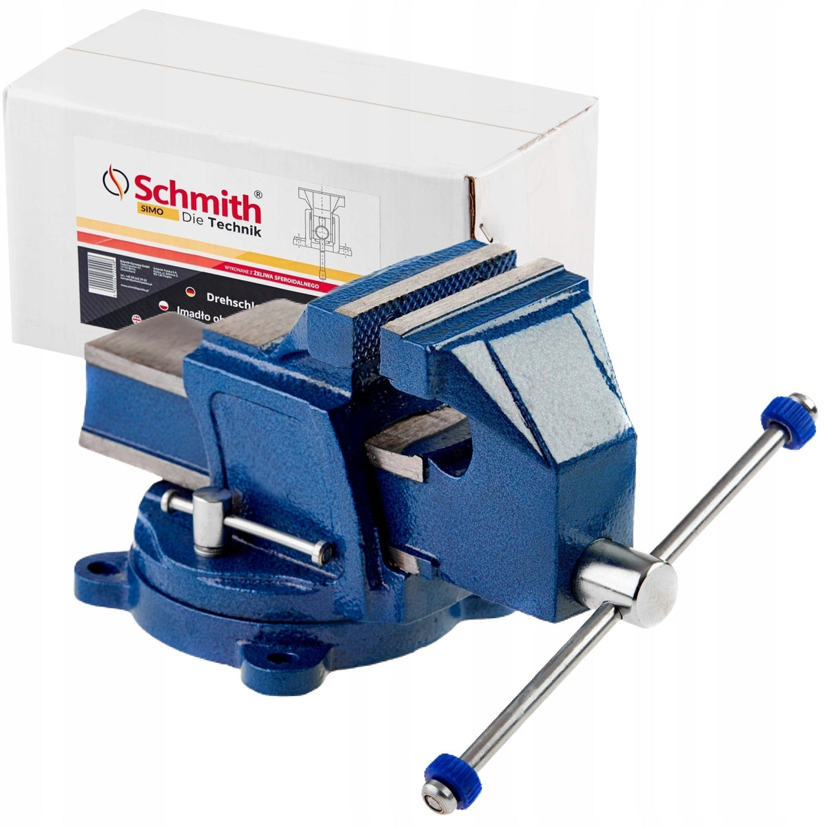 ROTARY TABLE LOCKSMITH VISE 125 WITH ANVIL