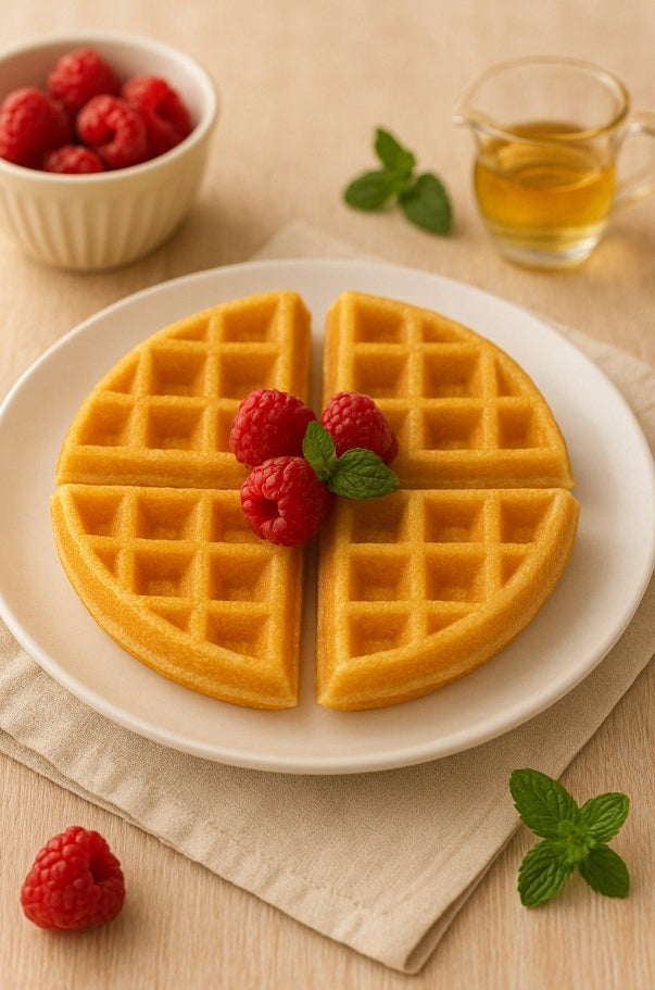 ROTARY WAFFLE IRON STRONG NONSTICK THICK BELGIAN WAFFLES 1000W Packaging status original