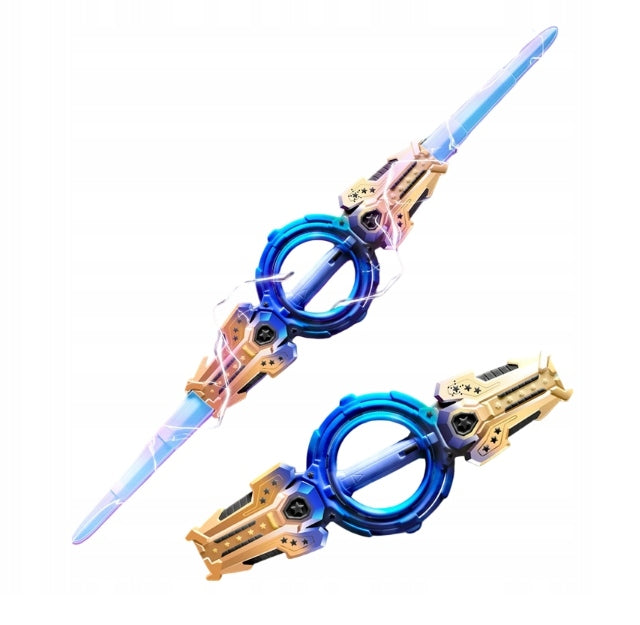 ROTATING LED LIGHTSABER 360, DOUBLE-SIDED, GLOWING SWORD FOR CHILDREN