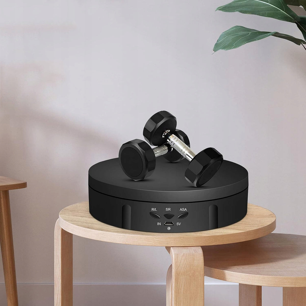 ROTATING WATCH DISPLAY STAND JEWELRY BLACK Manufacturer Bedee