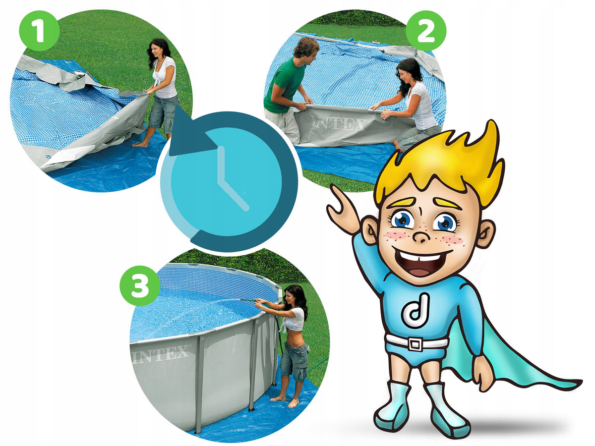ROUND GARDEN FRAME POOL 305x76cm INTEX 26700ND MODEL 2026 Manufacturer code 26700ND