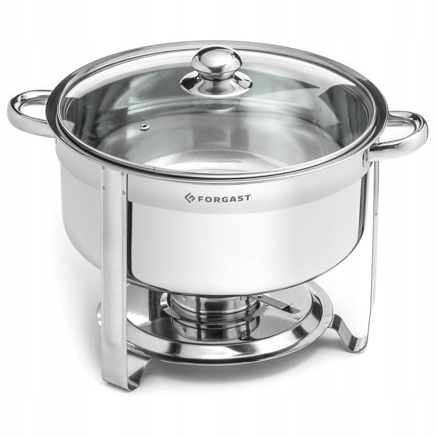 ROUND TABLE WARMER WITH GLASS COVER 7,5 L FORGAST FG03275V1 EAN (GTIN) 5904194316839