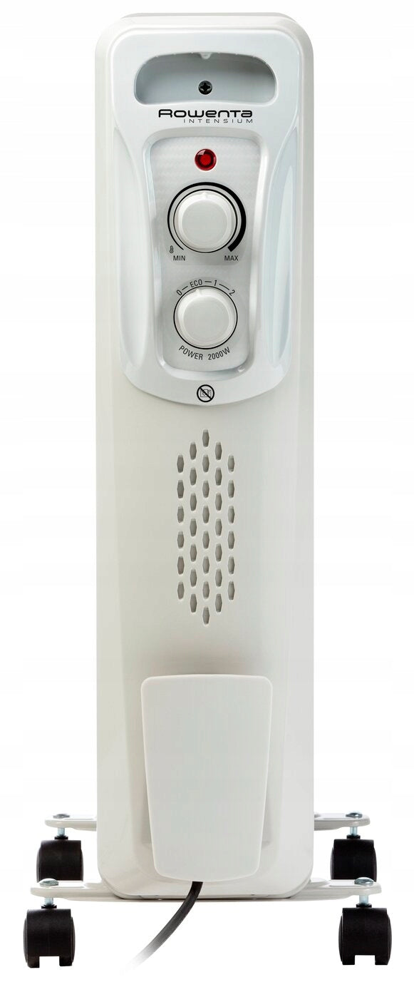 ROWENTA BU2620F0 2000W Oil Radiator Gray Brand Rowenta