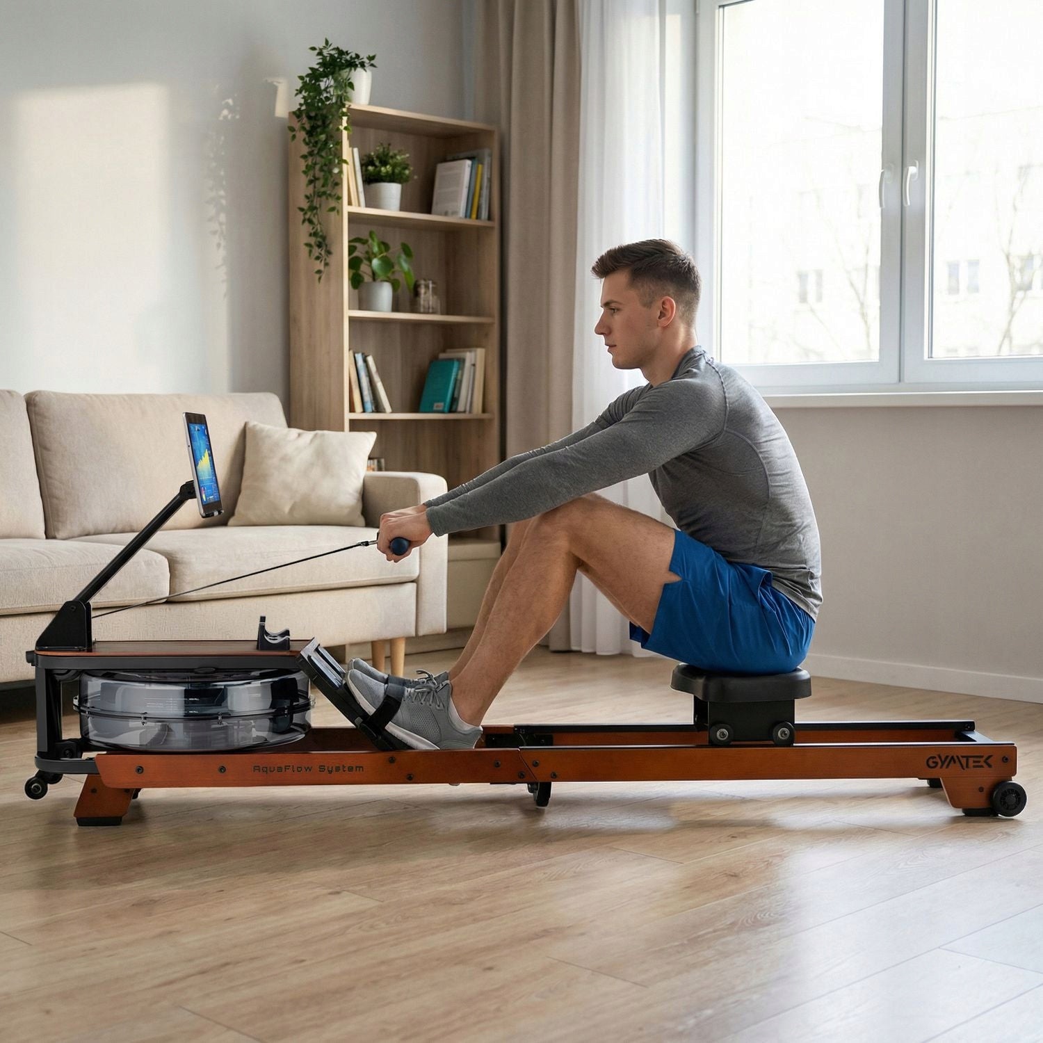 ROWING MACHINE FOR WATER EXERCISES FOLDING ROWING MACHINE BT APPLICATION XRW5000 Packaging status original