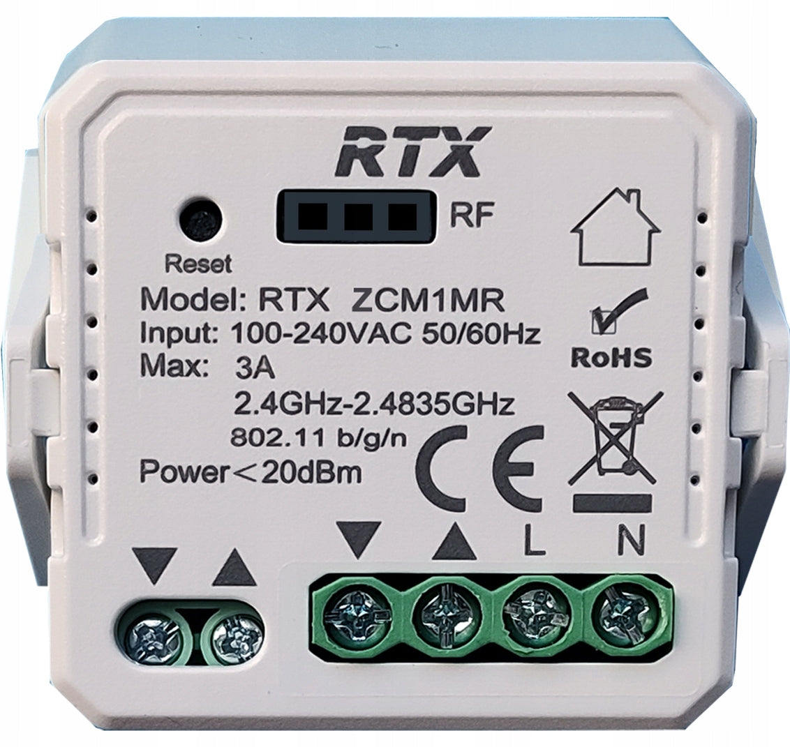RTX Module Controller Roller Blinds TUYA ZigBee TUYA Manufacturer code ZCM1MR
